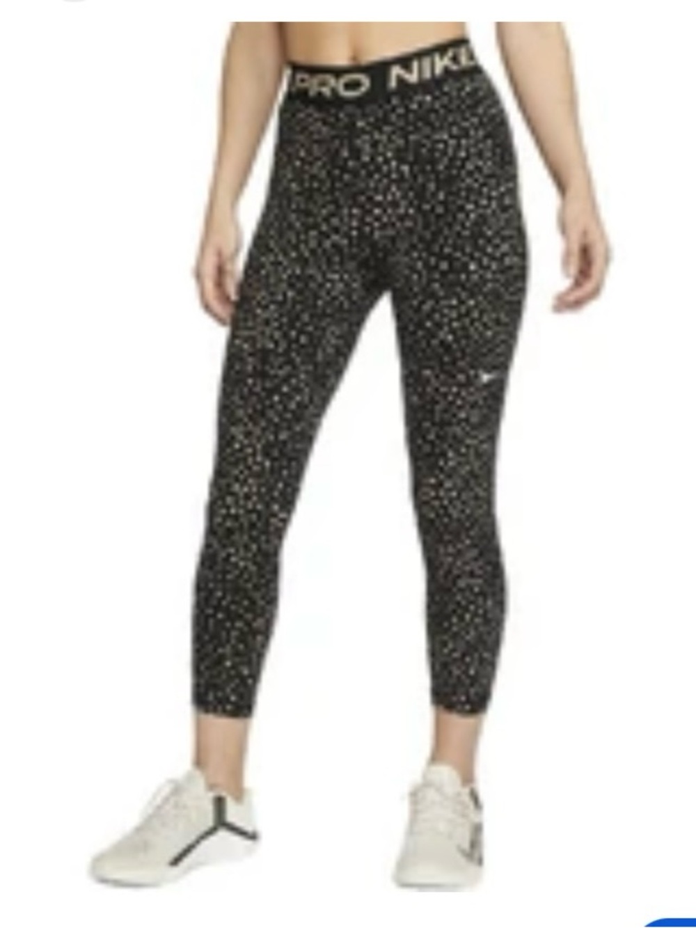 Nike Black Speckled Pro High-Waist Leggings